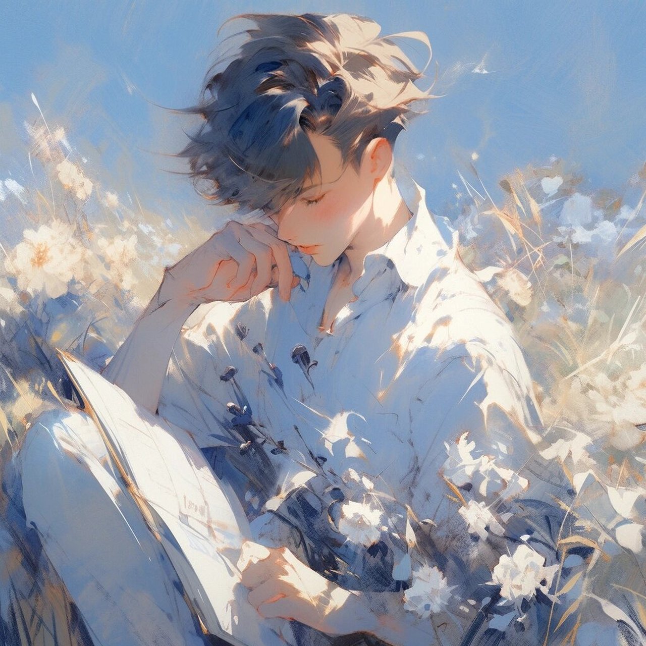 头像 | 男生头像07 迷失在莎士比亚的花园 那里盛放着浪漫主义者的