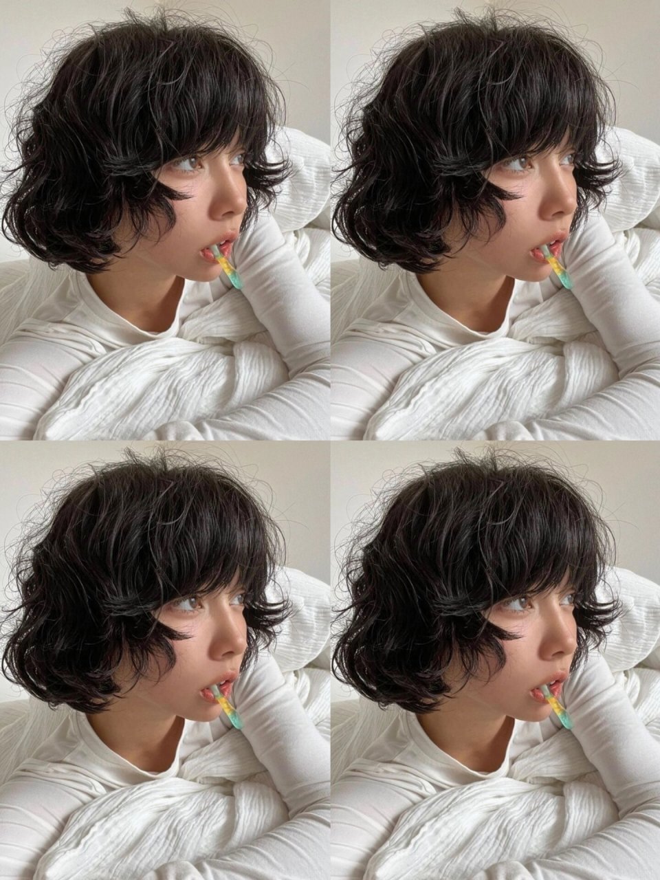 发型 短发女生可以大胆的尝试卷发 慵懒蓬松的俏皮卷发谁能拒绝 凌乱
