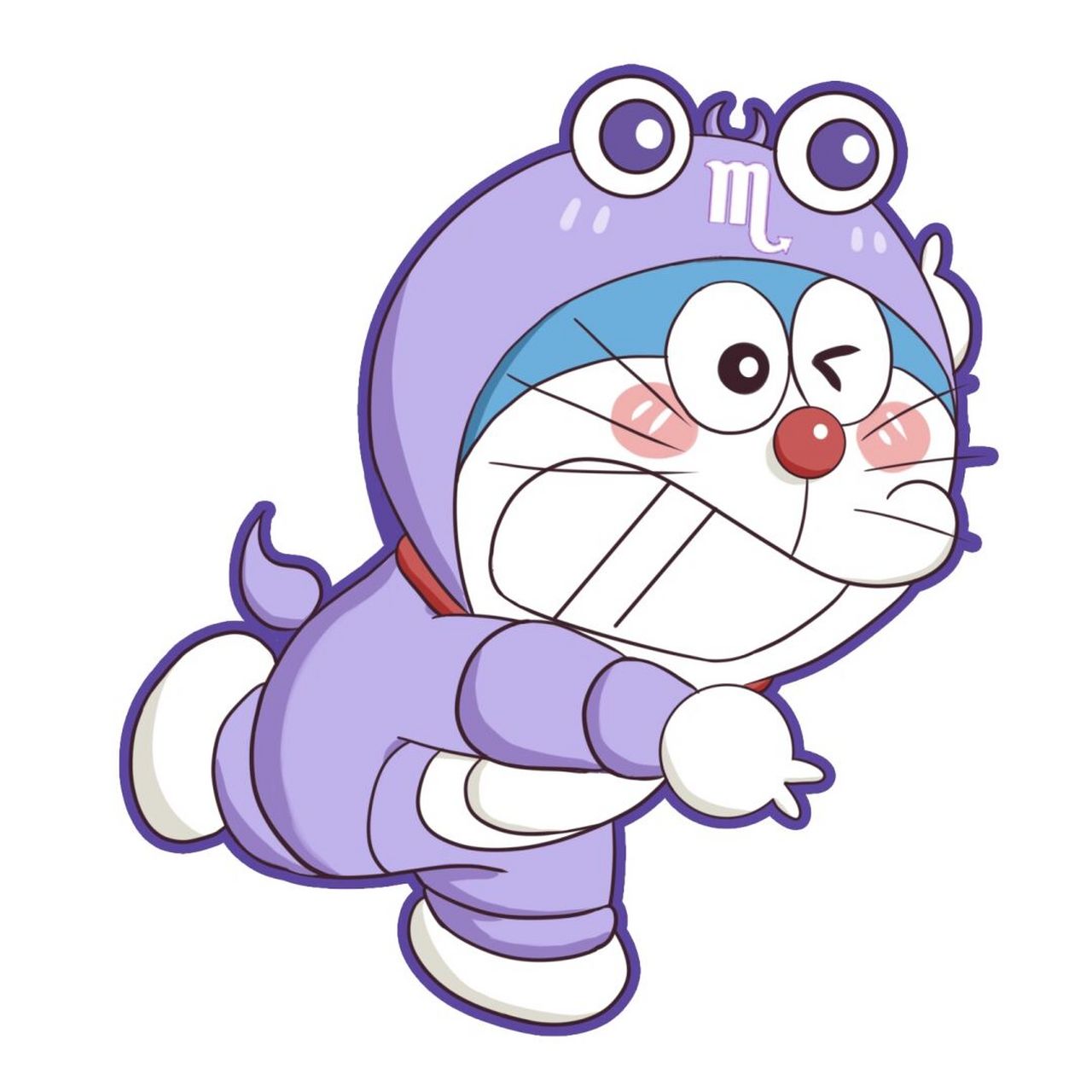 原创:哆啦a梦12星座头像壁纸 哆啦的博物馆7015谢诗yi绘制的哆啦a