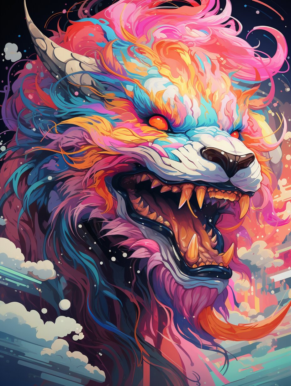 炫彩花头龙优美霸气绚烂,龙吐息则万物生 礼貌拿图请三连哦~02