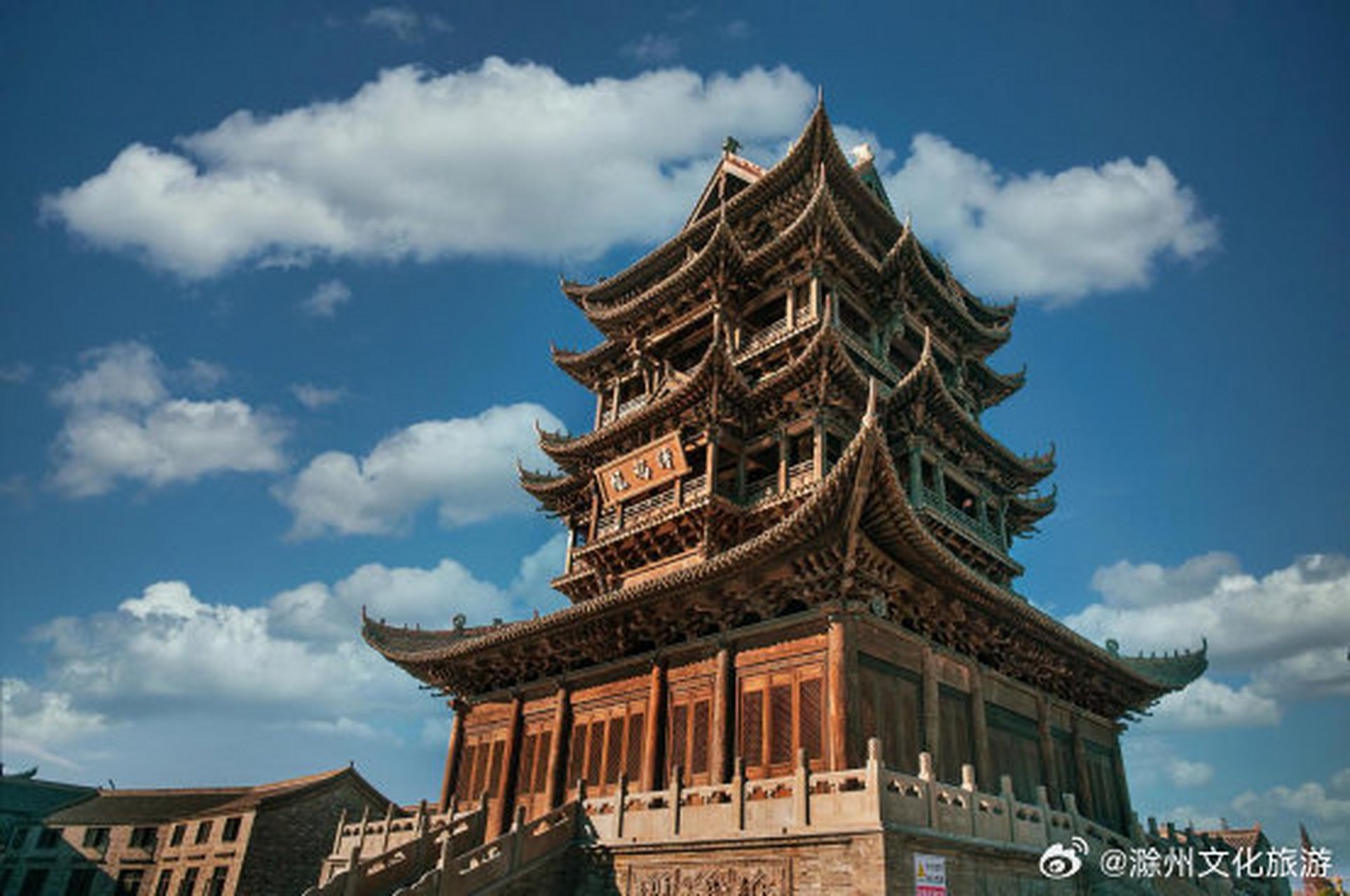 醉美滁州# 【全椒太平古城②】缙福楼:缙福楼整体高九丈九尺(33米)