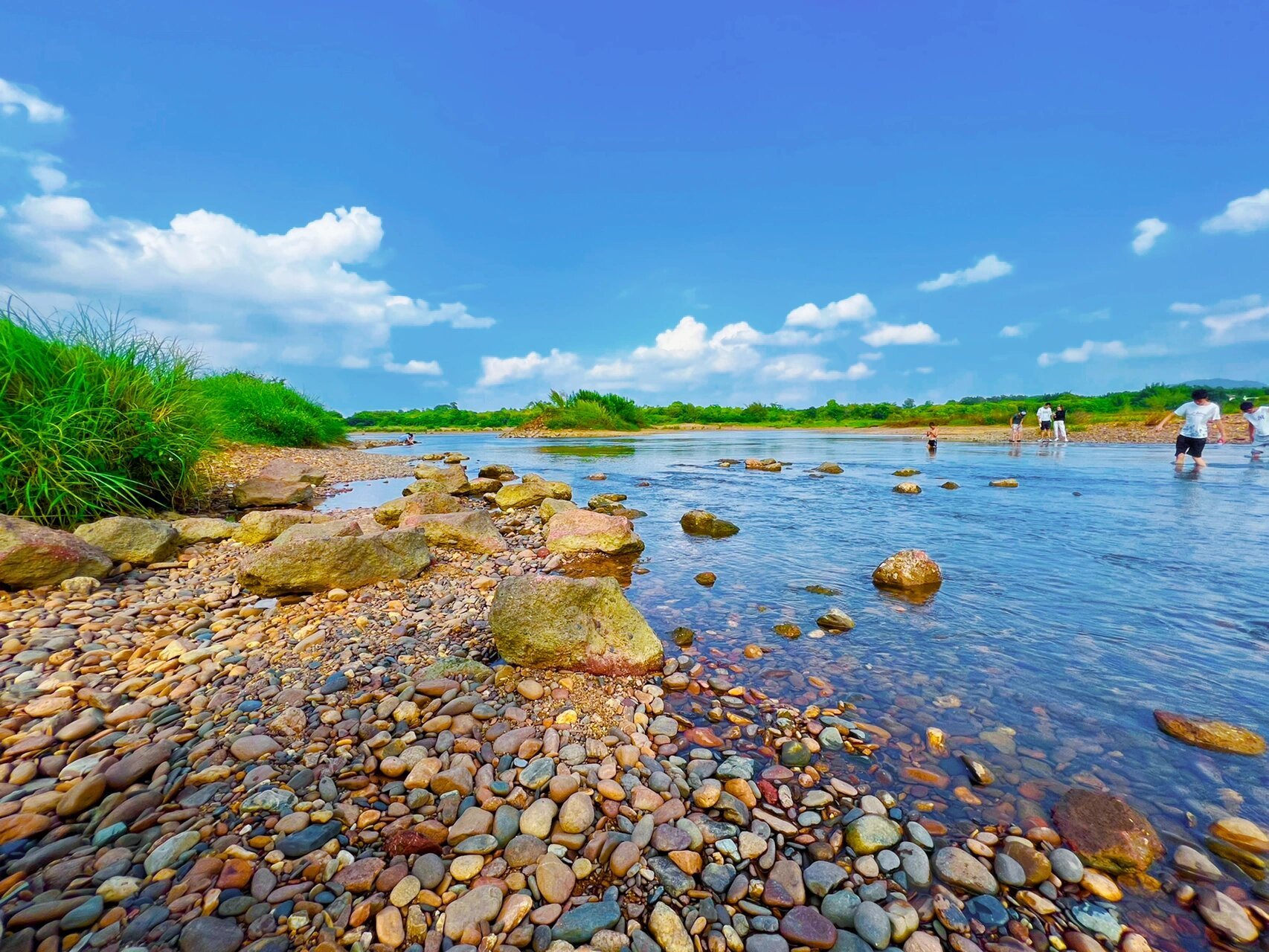 河源白鹭岛公园 从市区出发30分钟到达,位置在高新区.