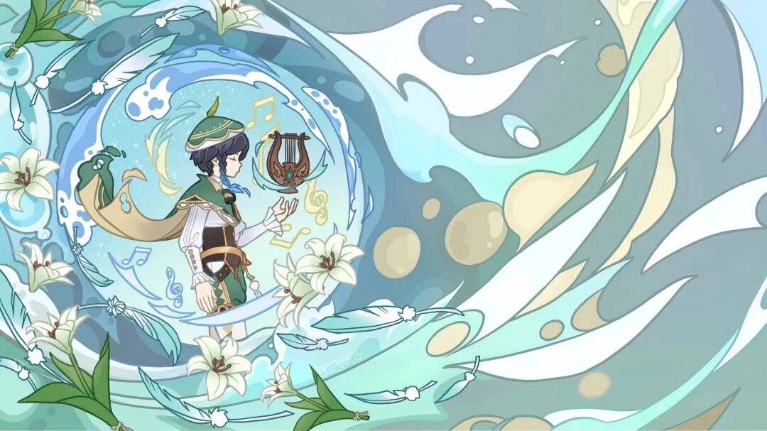 绝美原神海岛系列高清壁纸图～最喜欢温迪的