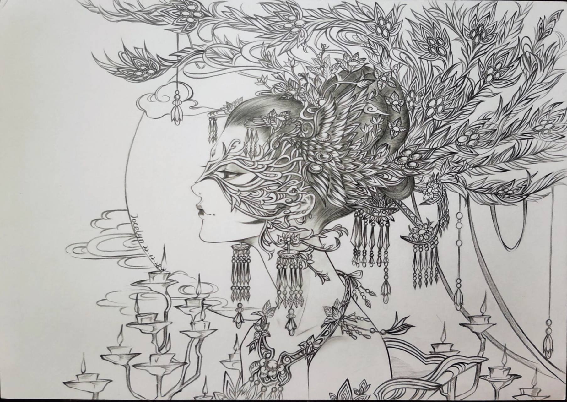 临摹古戈力 最近犯懒发张旧图充充数,不能浪费推广券