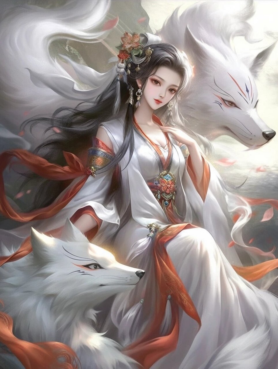 请问怎么画好狐狸精?教教我 这是我画了三天三夜的,来个大神指导我吧!