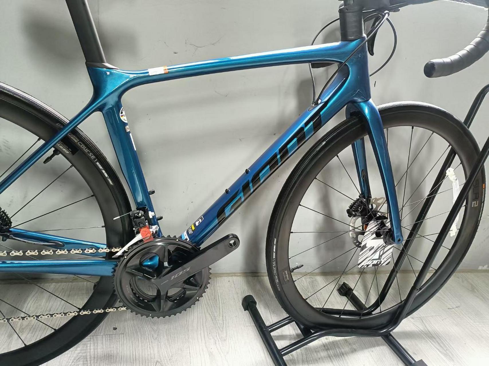 捷安特tcr adv pro2disc碳纤维公路车,可注册,s码,碳架碳叉碳坐管,slr