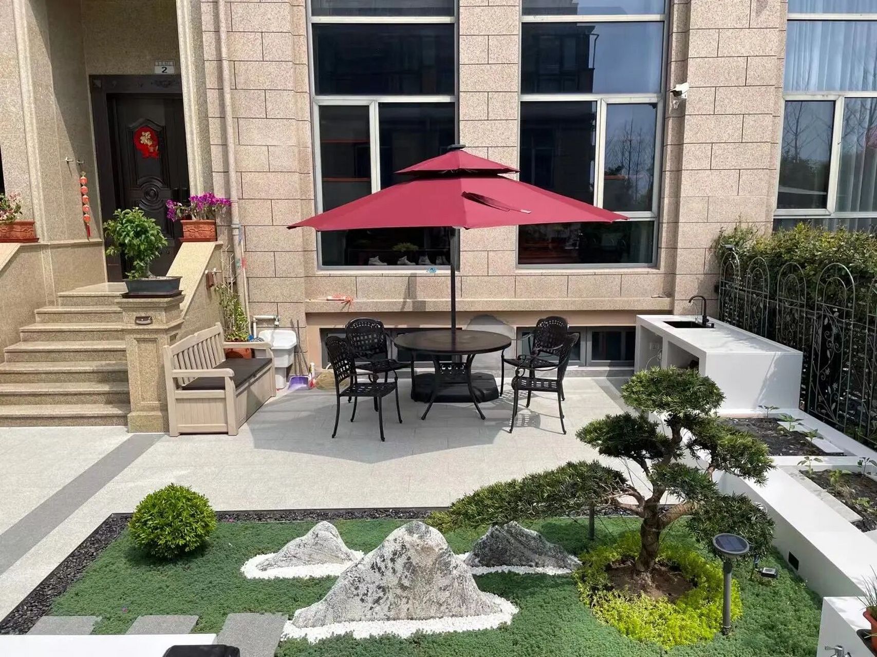 嘉兴春晓苑——别墅花园设计完工啦!