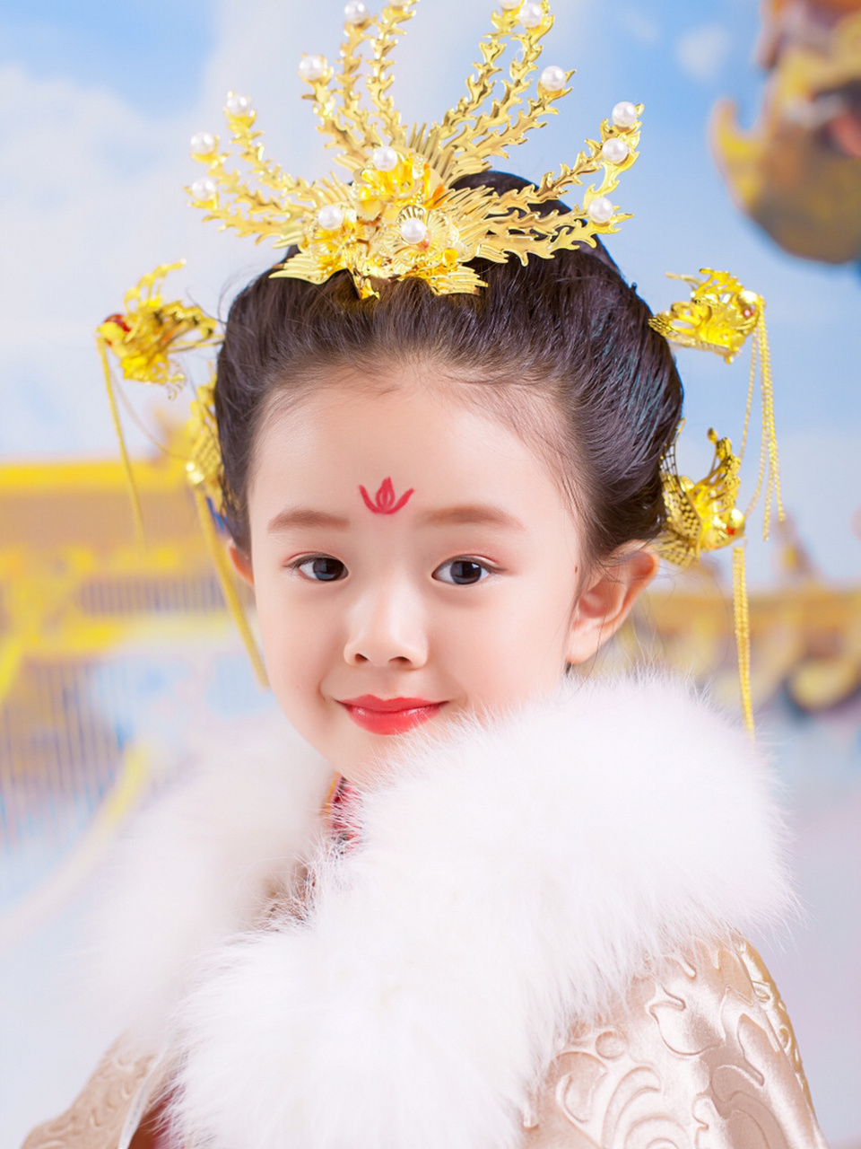 女儿是最好的闺蜜##小红书萌娃大赛##照相馆##古装照##萌娃日记