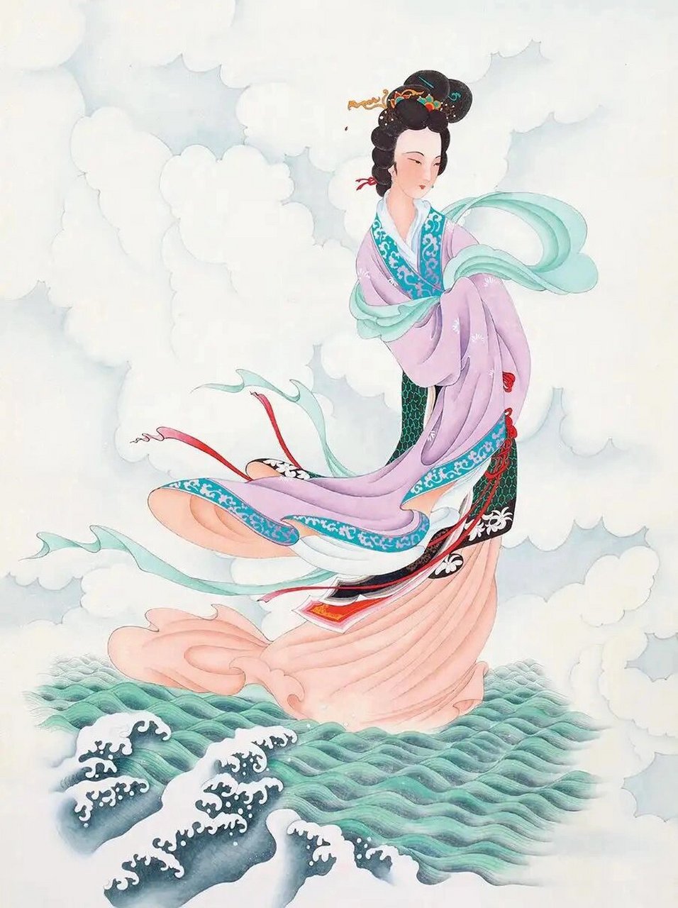 洛神 洛神即宓妃,是中国先秦神话中,司掌洛河的地方水神.