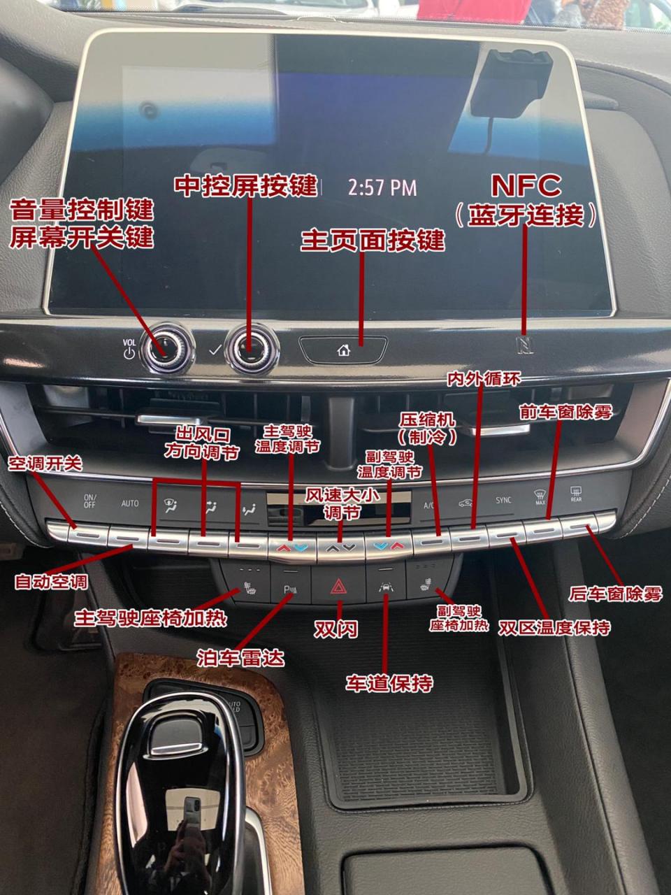 ct200h车内按键图解图片
