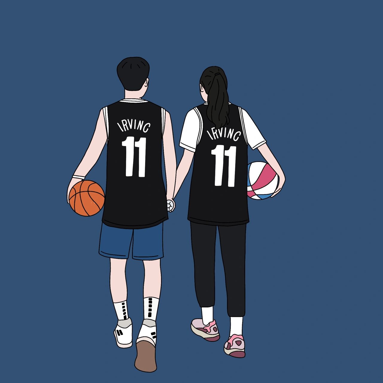 欧文篮球情侣头像🏀