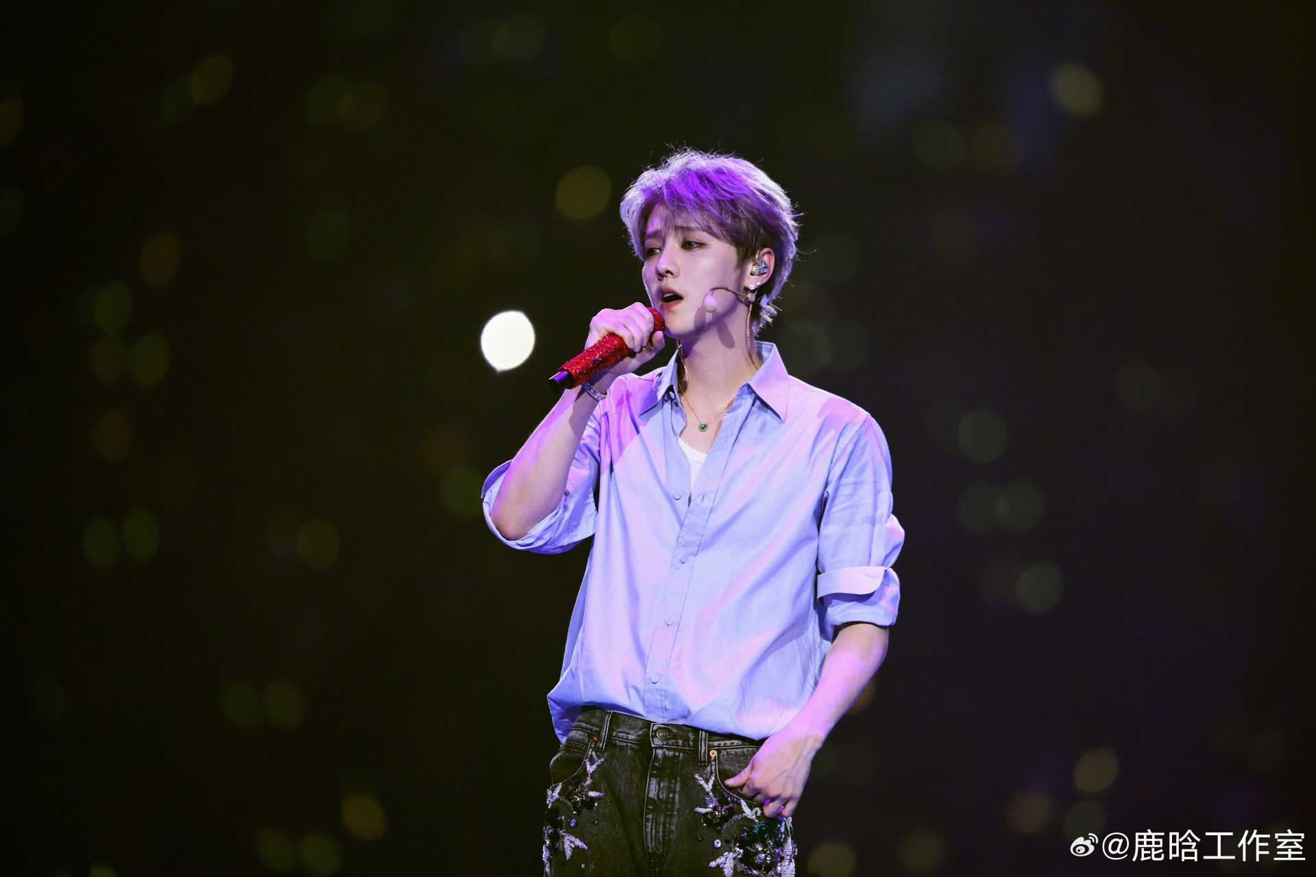 鹿晗2023演唱会# 当《勋章》终于在三巡奏响,我们的派day正式画上了
