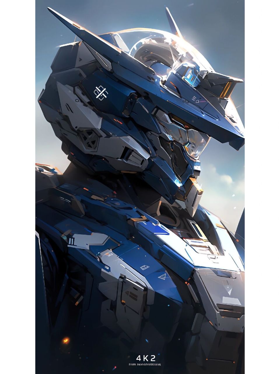 高清02四种蓝色机甲战士,你喜欢哪个? 全部高清壁纸,当壁纸简直绝了