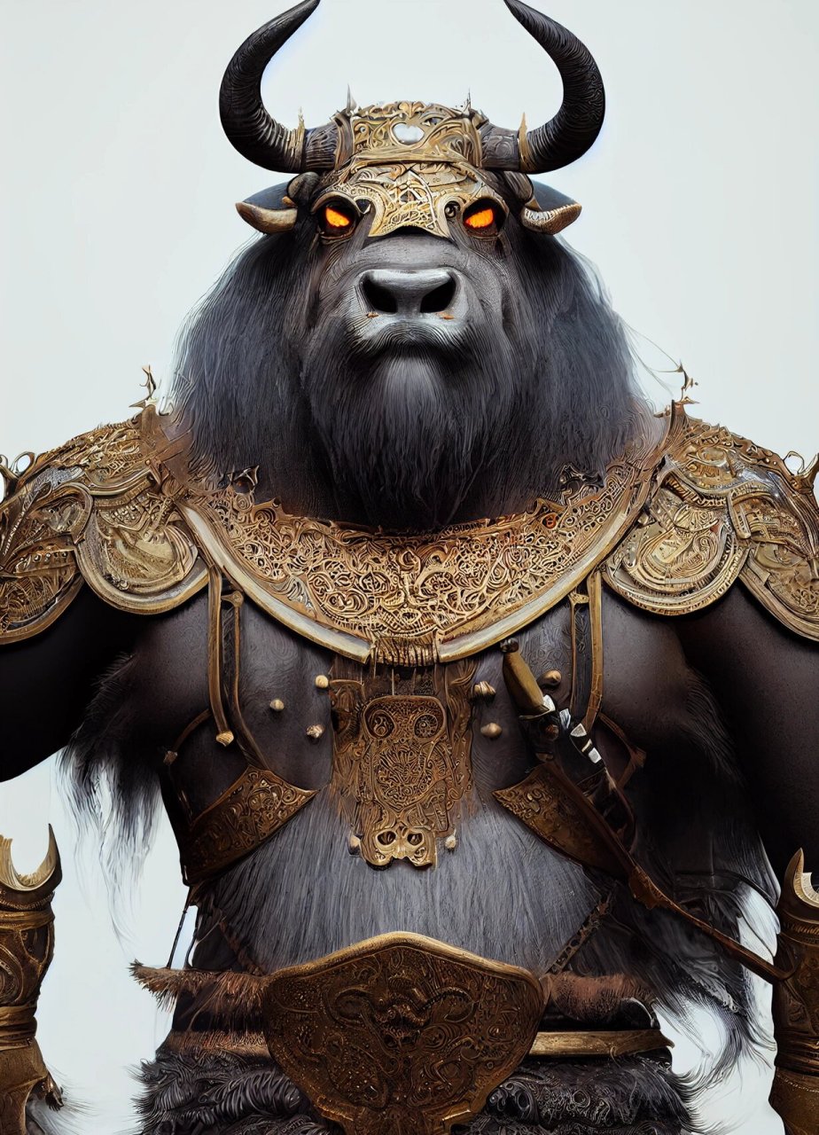 ai绘画|《牛将军》扭转乾坤 the year of the ox ai创作 十二生肖系列