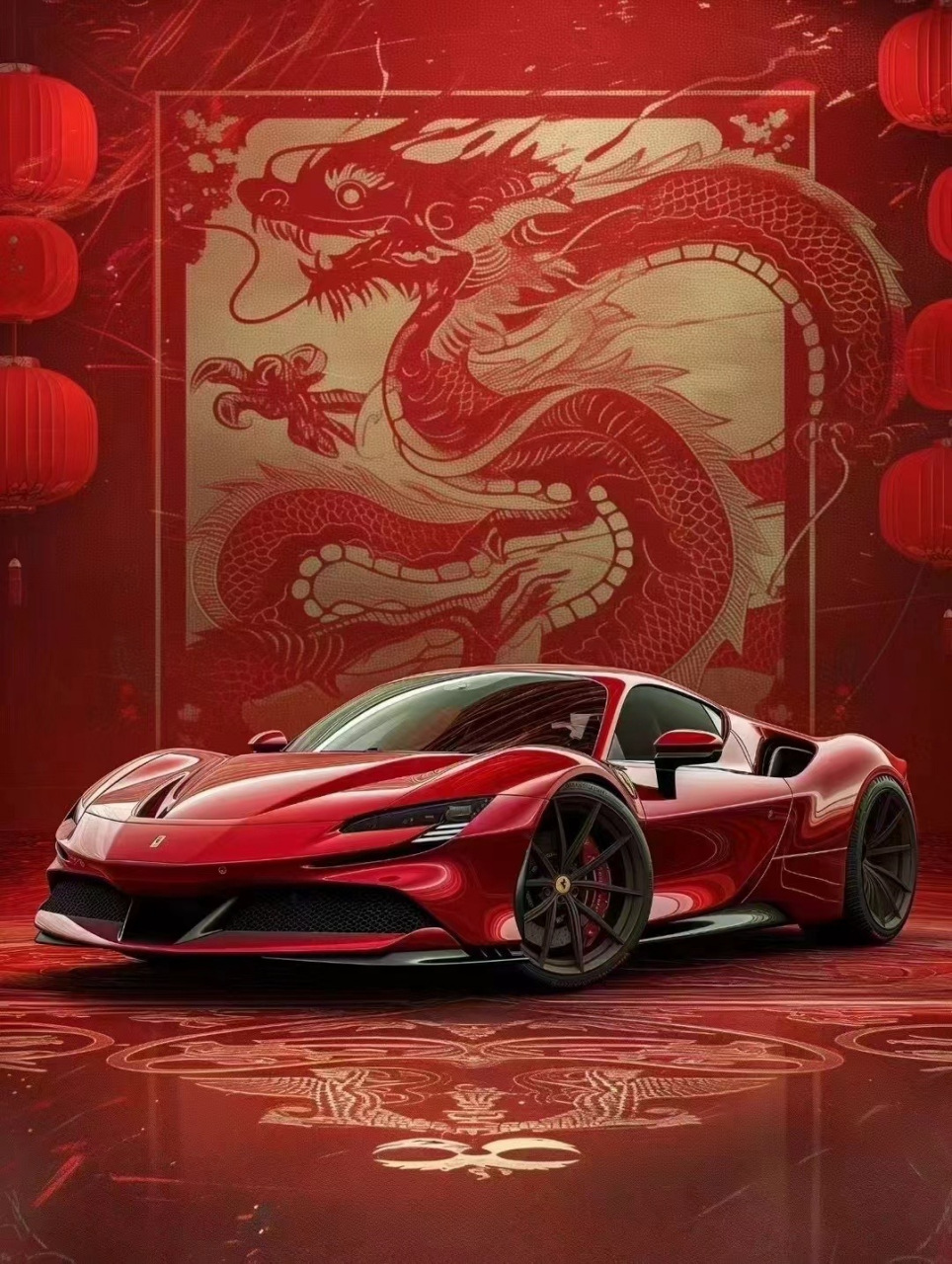 你们要的龙年壁纸!拿去吧豪车超跑超话