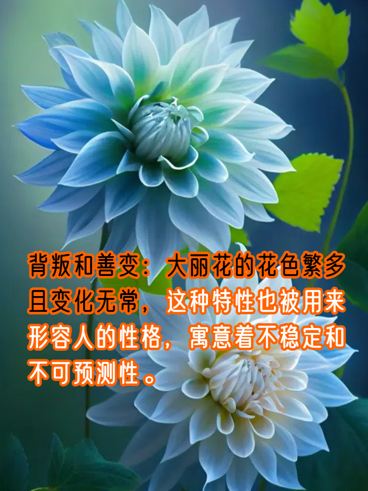 大丽花花语以及图片图片