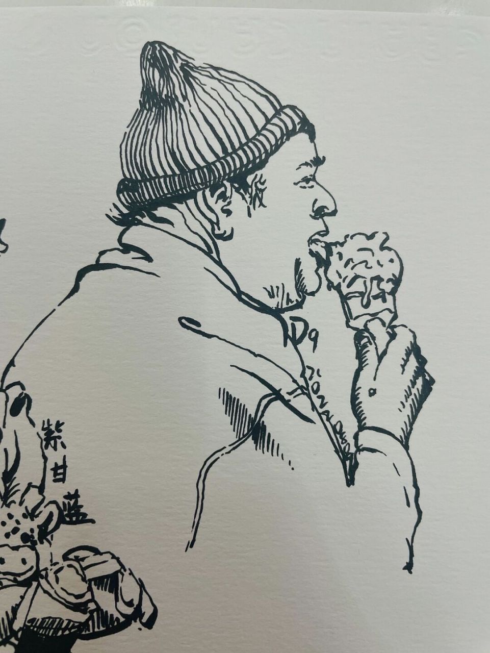 我的朋友系列速写/百头计划day9 一笔顺延 不用橡皮 不起型