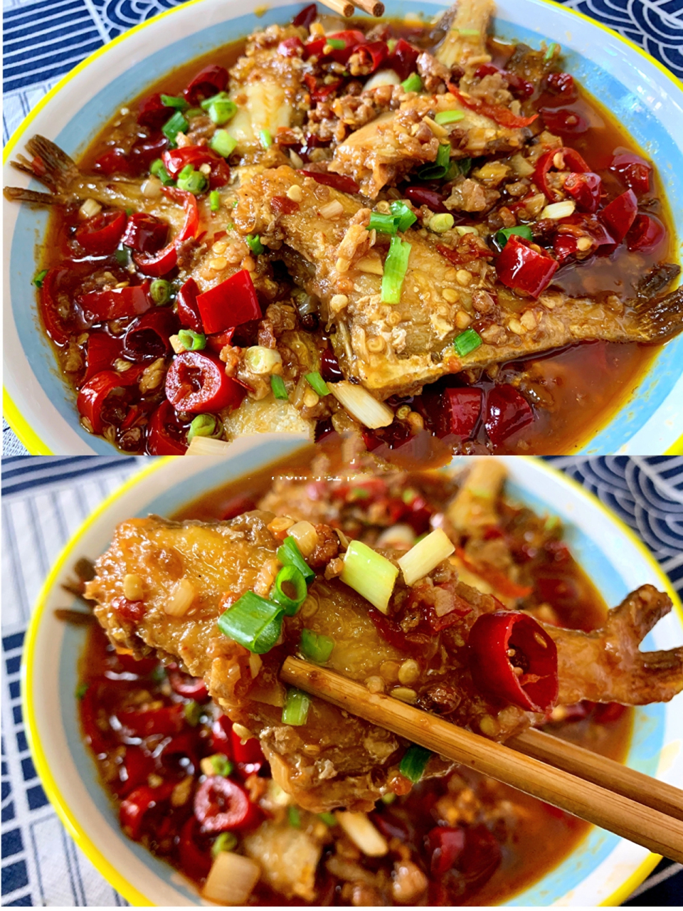 6015江湖菜干烧耗儿鱼92麻辣鲜香入味爽口下饭 耗儿鱼这样做太