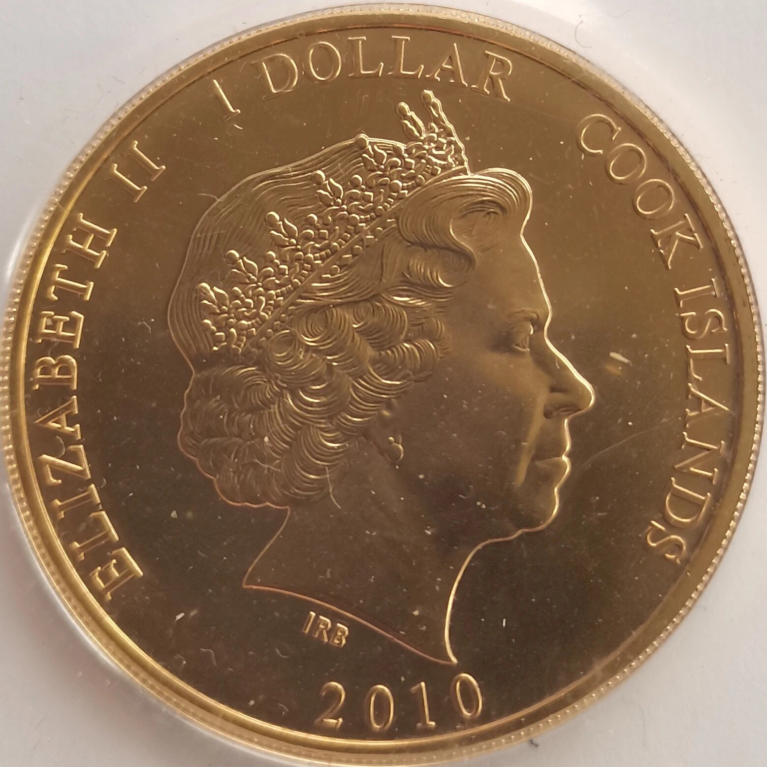 库克群岛 2010年 英国历代君王系列纪念币10