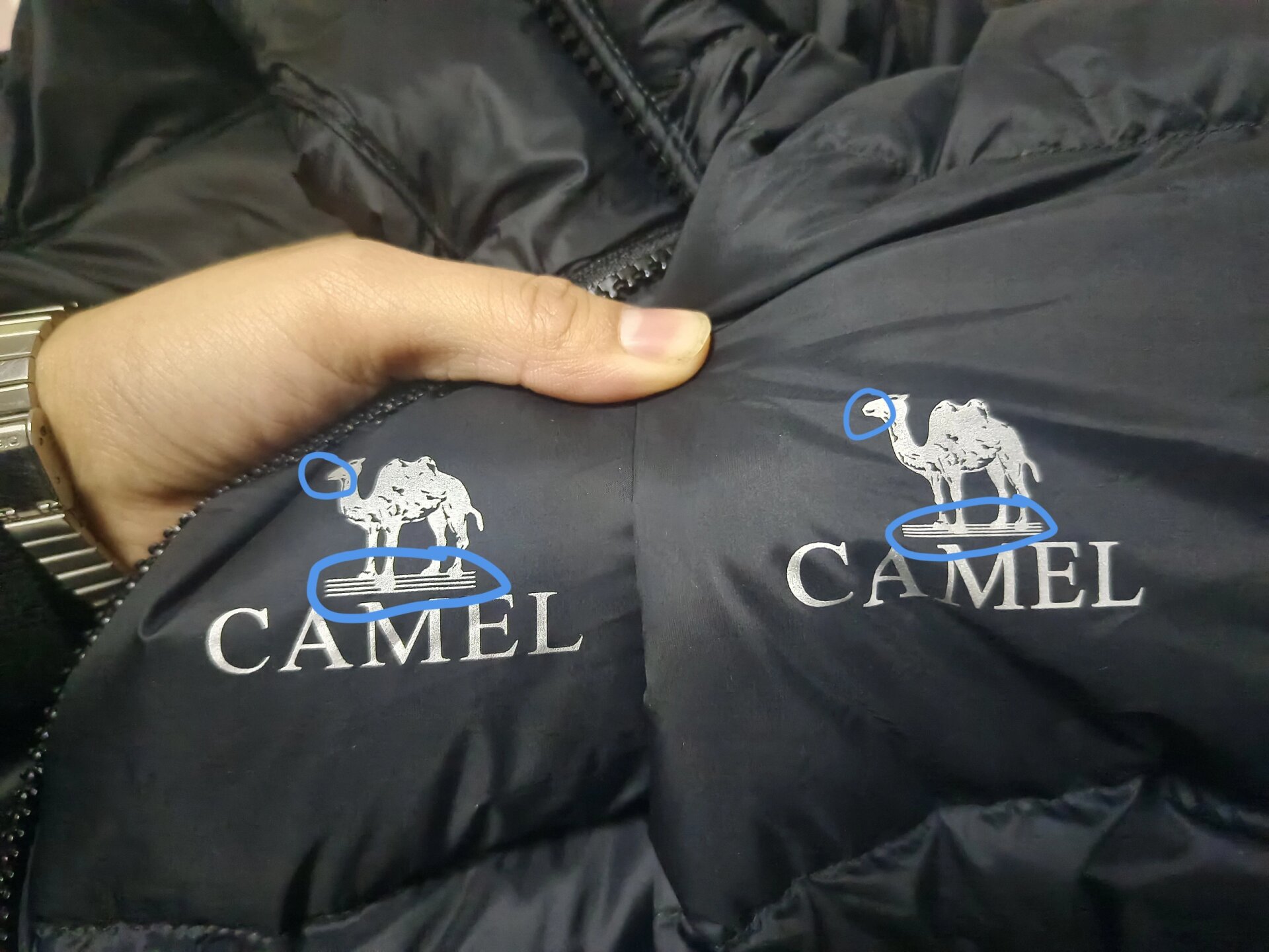 骆驼羽绒服真假 我想问有买骆驼羽绒服的吗,两件均从淘宝旗舰店购入但