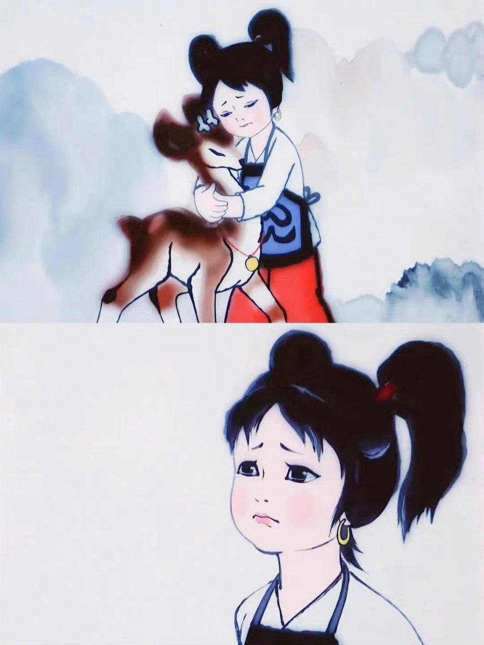 【中国动画过去的辉煌——《鹿玲》】 《鹿铃》是根据"白鹿洞书院"