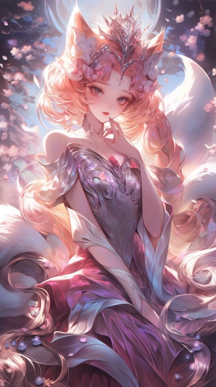 妲己九尾狐-高清壁纸 美战版同人壁纸