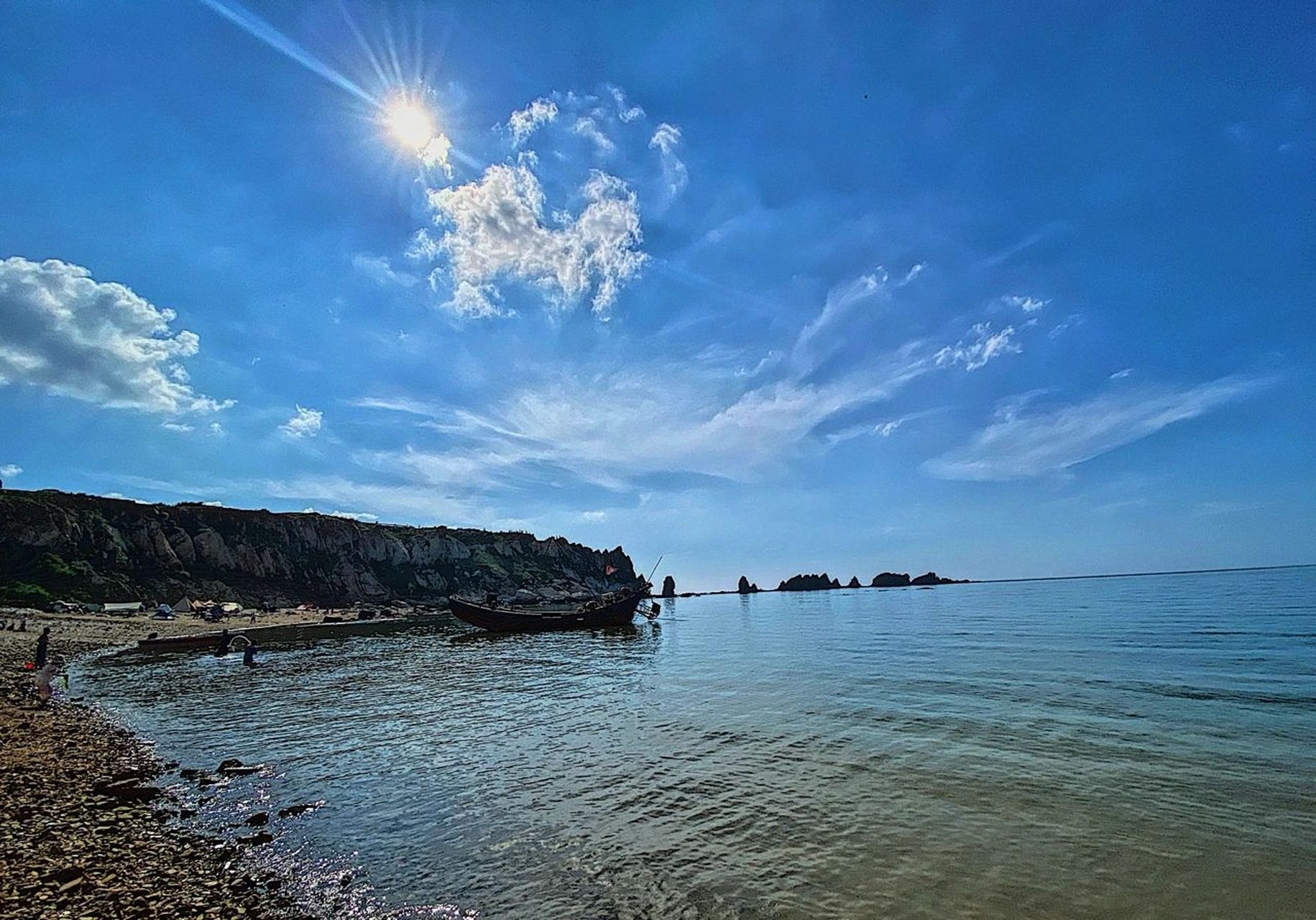 大连瓦房店长兴岛游玩 两天游大连长兴岛,第一站我们去了排石景观