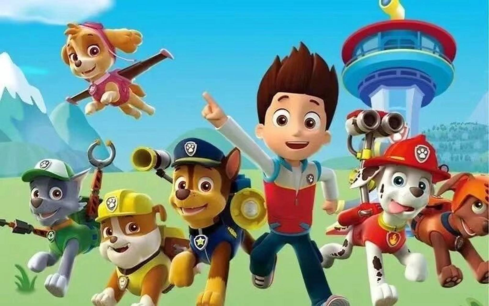 中英文版旺旺队〗孩子最喜欢看的动画片之 汪汪队