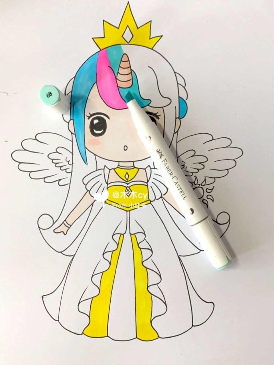 q版动漫人物 迷你世界里的宇宙公主9499,有点可爱哦[爱你] 94