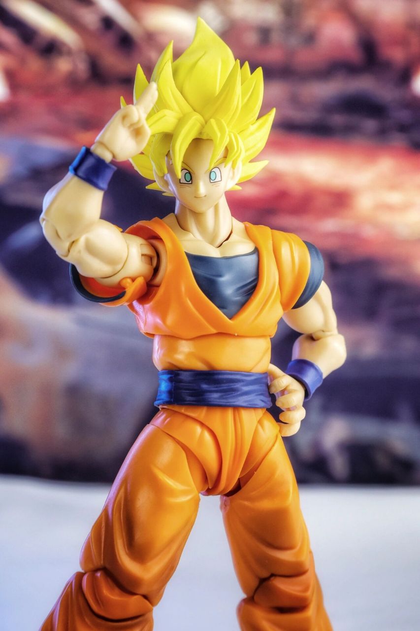 shf 全功率超级赛亚人1 卡卡罗特 是我买的第一个龙珠shf