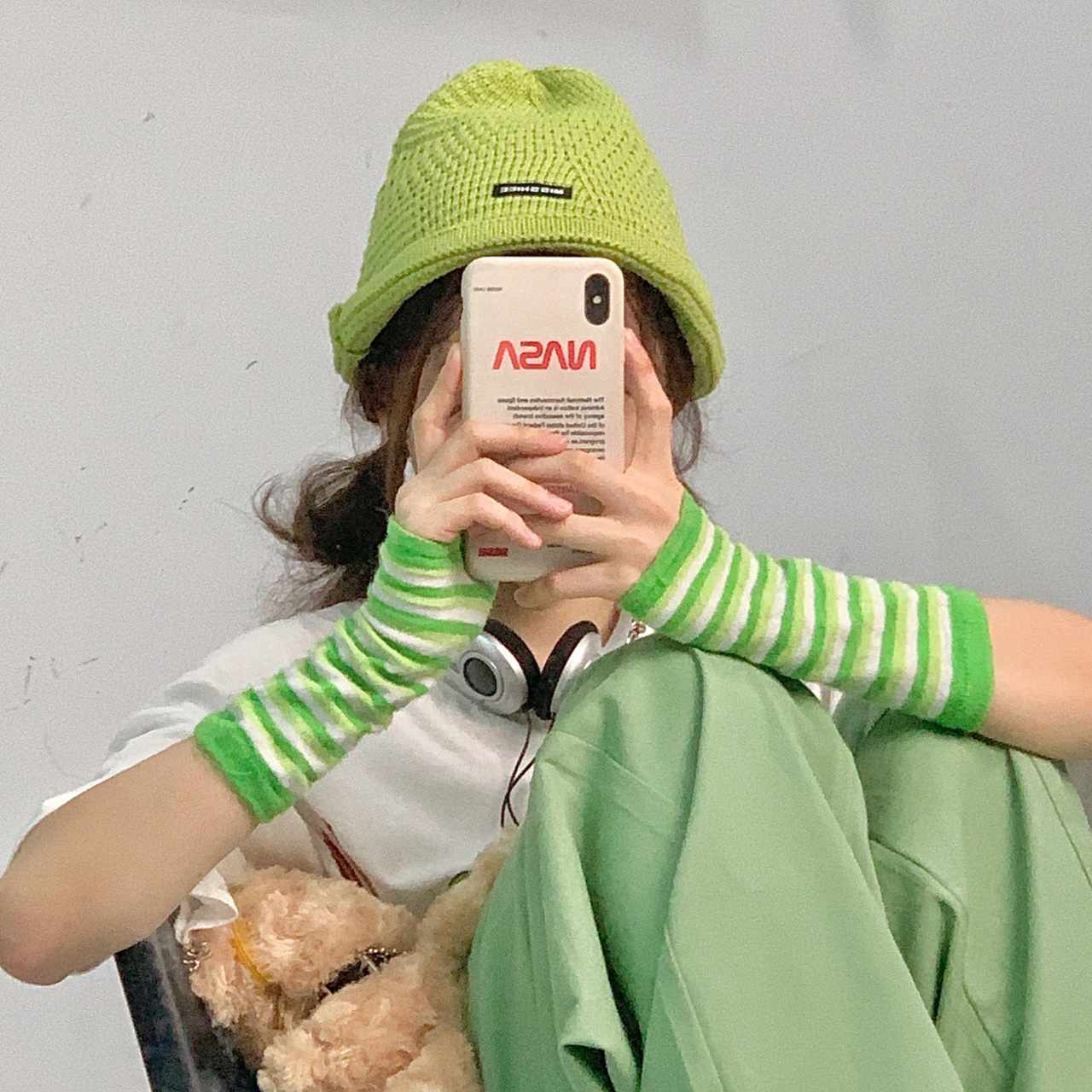 y2k复古蒸汽波穿搭|98平平无奇撞色小天才 今日是95薄荷冰淇淋