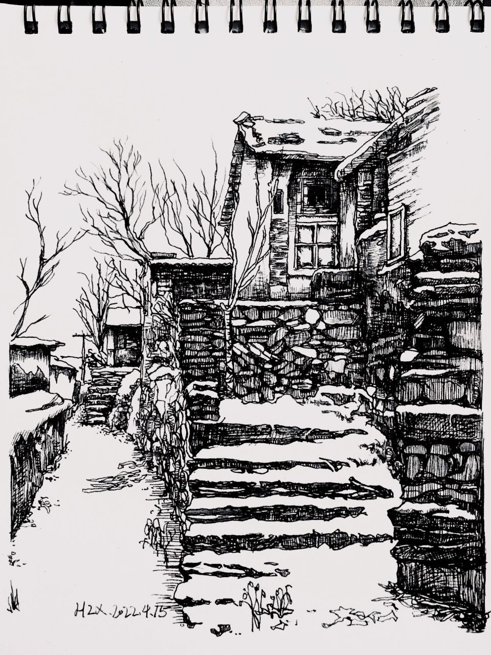 钢笔速写～风景篇 世间景色千千万,每天都有新惊喜!