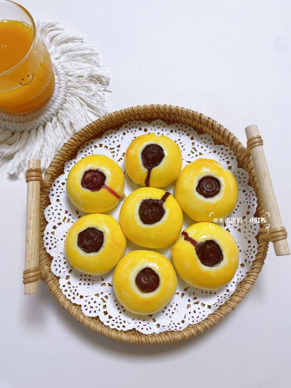 今天给小朋友做了蓝莓山药小面包,太好吃了,后悔没早给宝宝安排,简单