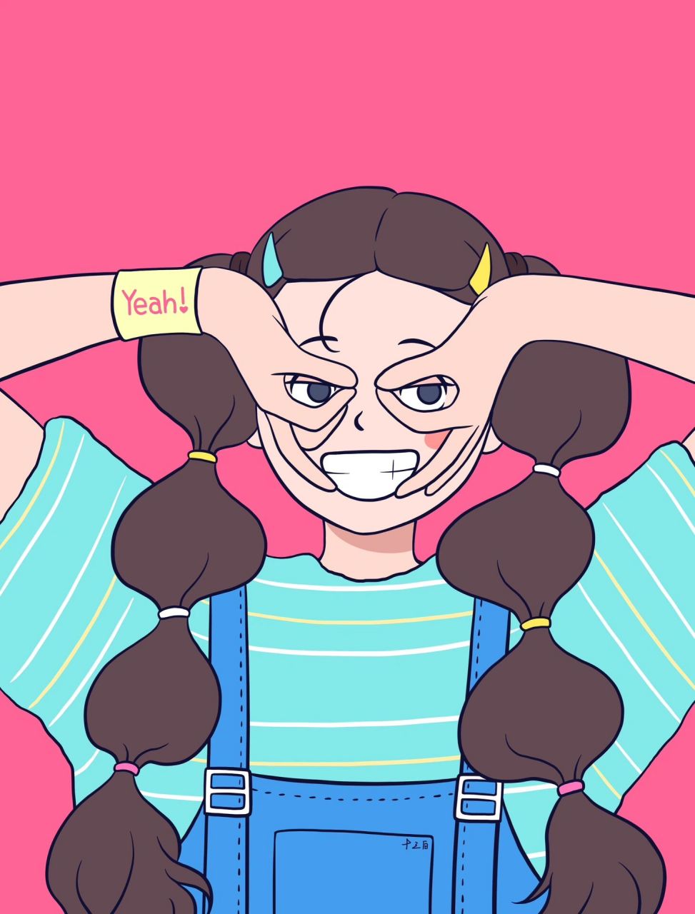 笑一个吧!豁然开朗.