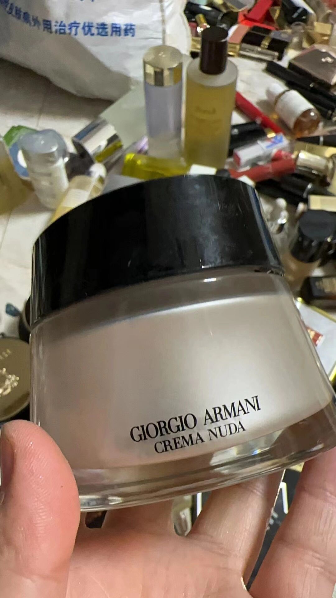 armani 阿玛尼素颜霜01粉裸色