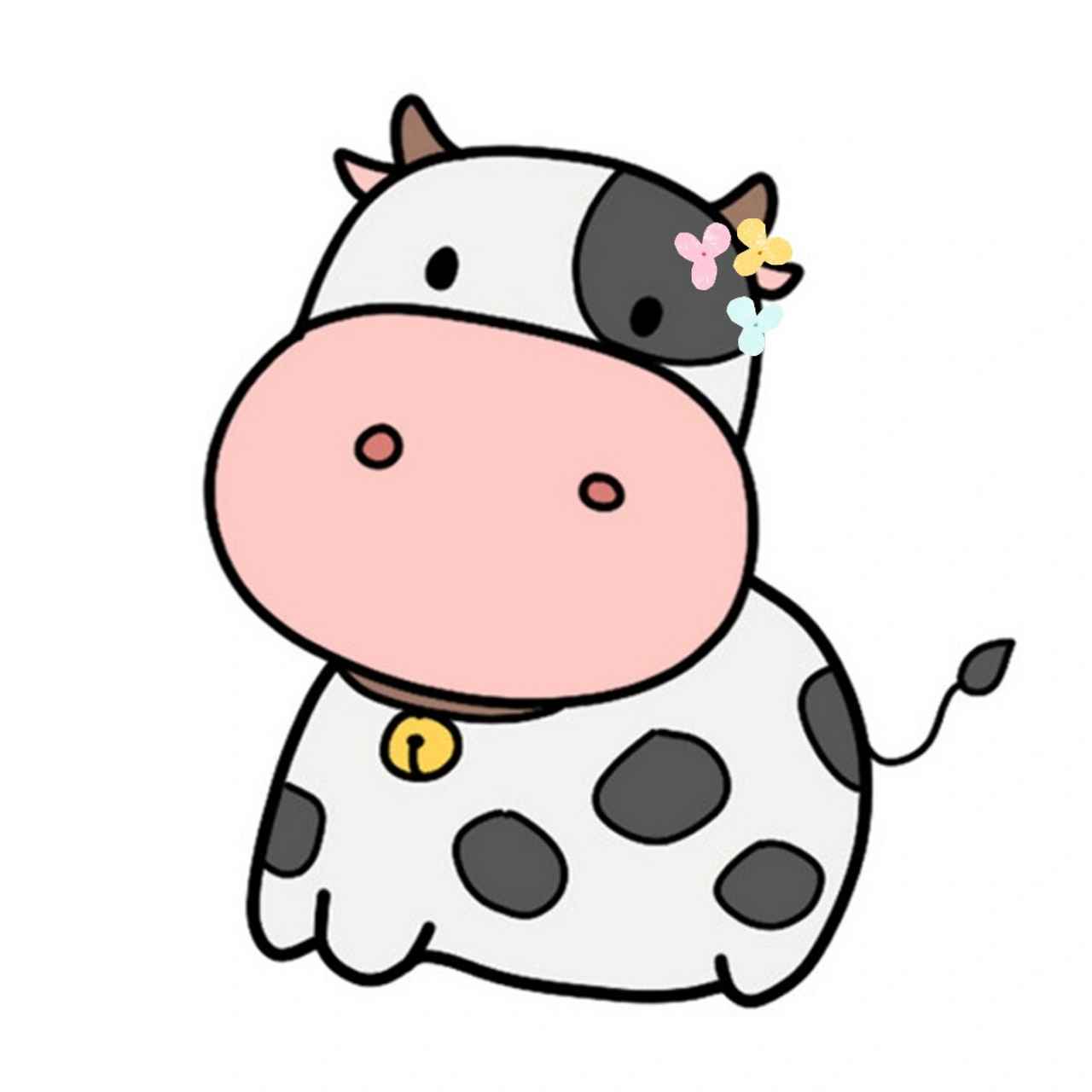 96绘画小课堂|萌萌哒小奶牛90简笔画 96绘画小课堂之萌萌哒小