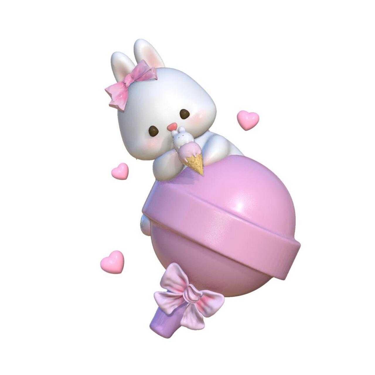 这里是棒棒糖小兔[亲吻] 	 #nomad# #粉色少女心# #nomad建模# #兔子