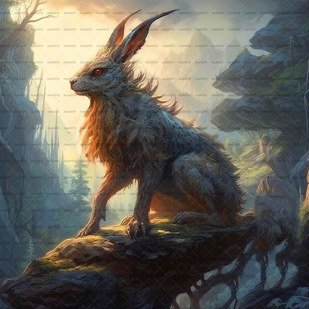 山海经系列-耳鼠 又北二百里,曰丹熏之山,其上多