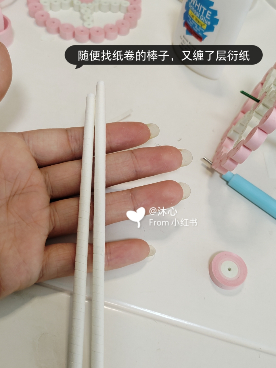 衍纸摩天轮图解教程:小伙伴们教程安排了 其实每个部分都不是特别难