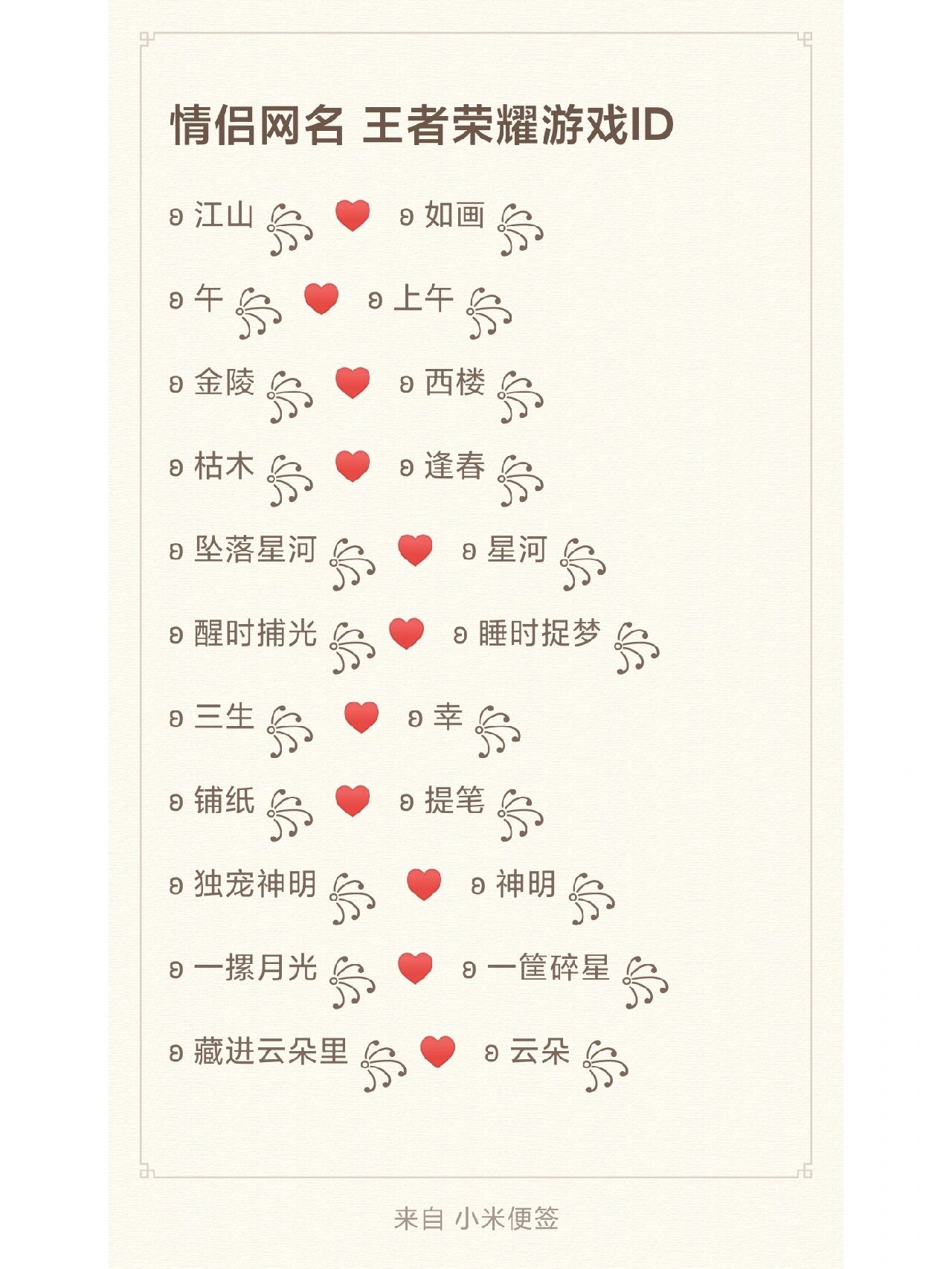 好玩有趣的王者荣耀游戏名字