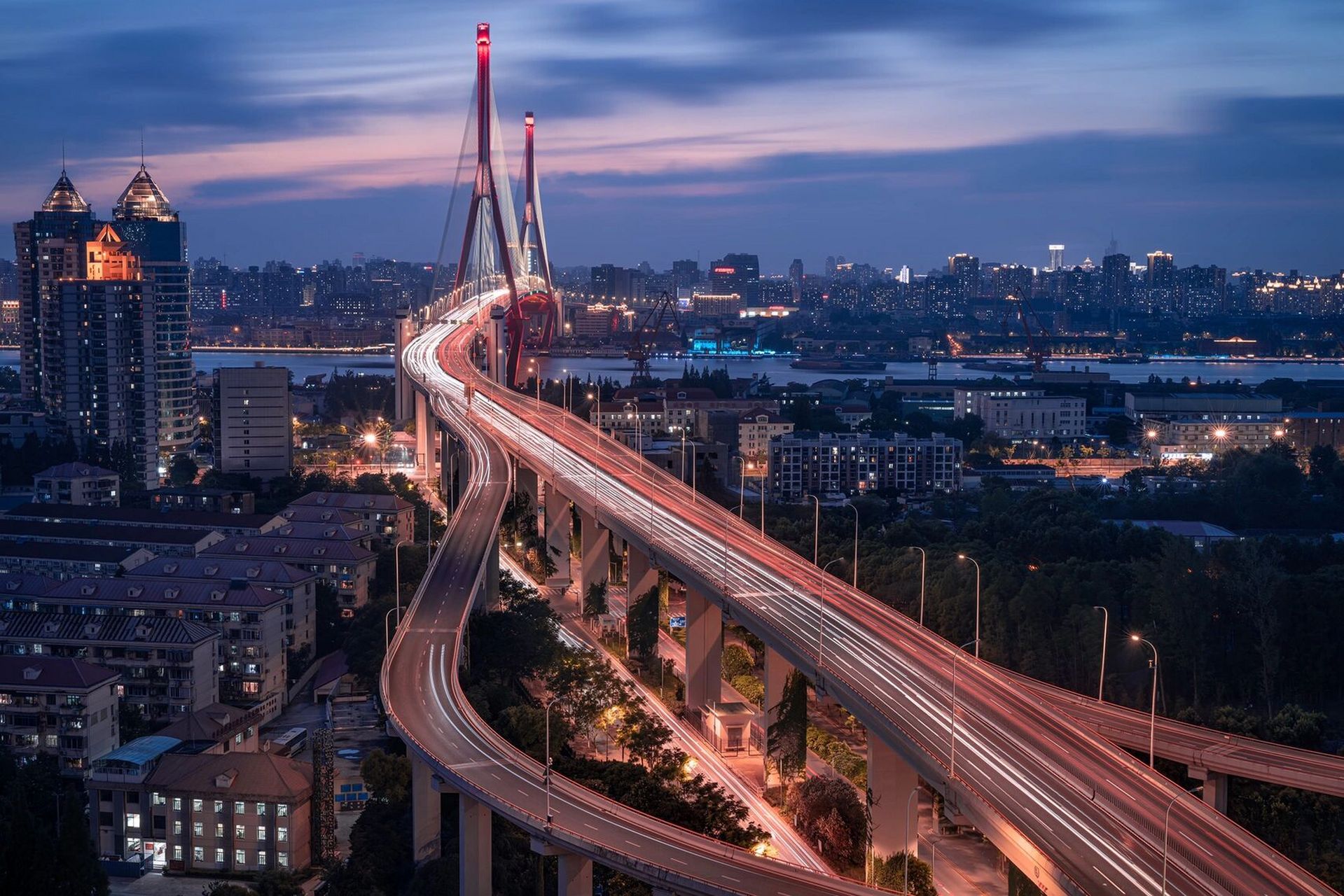 上海城市风光|杨浦大桥