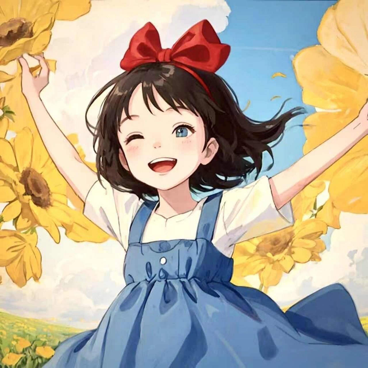 治愈系头像卡通头像女生微信头像可爱 可爱女生夏季手绘头像,最近改