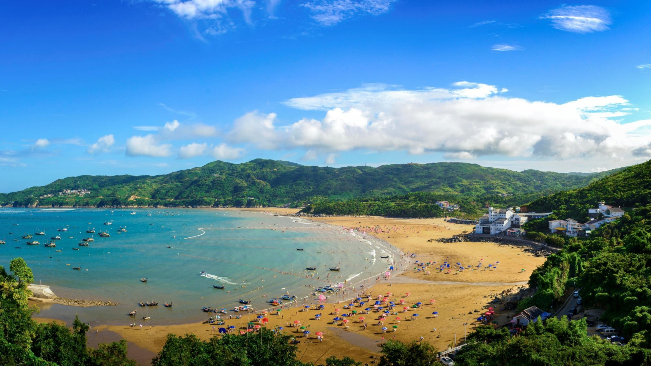 苍南渔寮,沙净水碧,被誉为"东方夏威夷" 93秋季去哪玩呢?