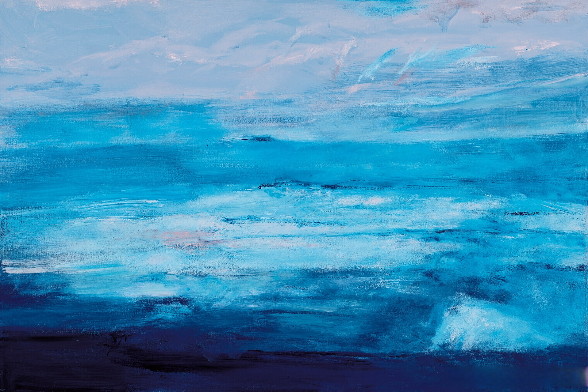 画家赵无极油画  赵无极(1921年—2013年),生于北京,籍贯江苏镇江大港