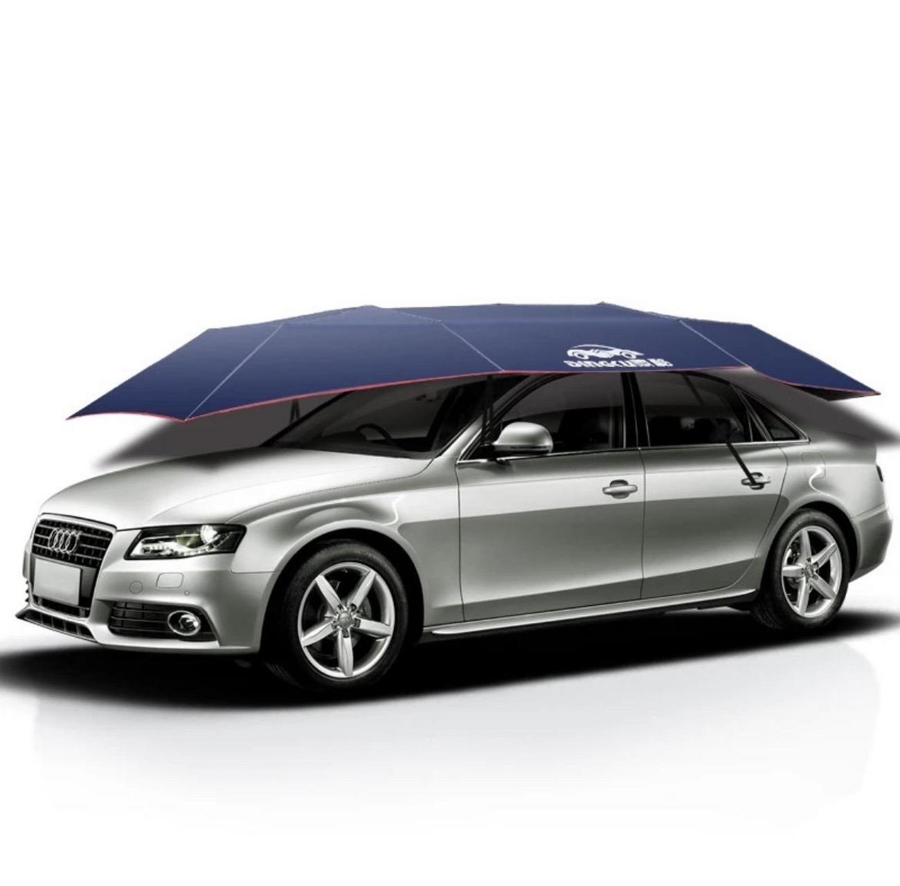 汽车遮阳伞车顶移动车棚遮阳罩防晒防雨雪自动车衣车罩汽车隔热遮阳伞