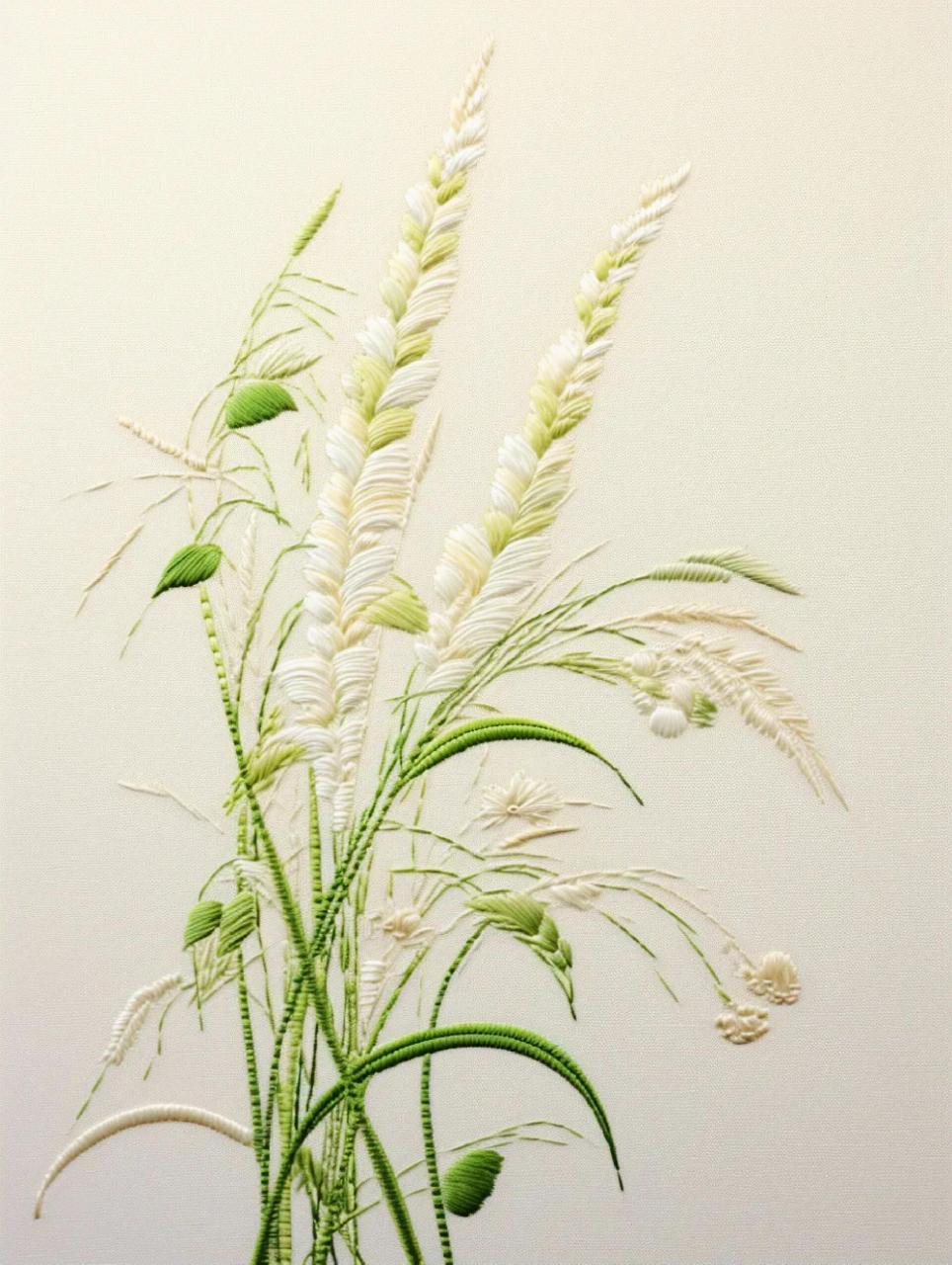 刺绣图案设计/花草