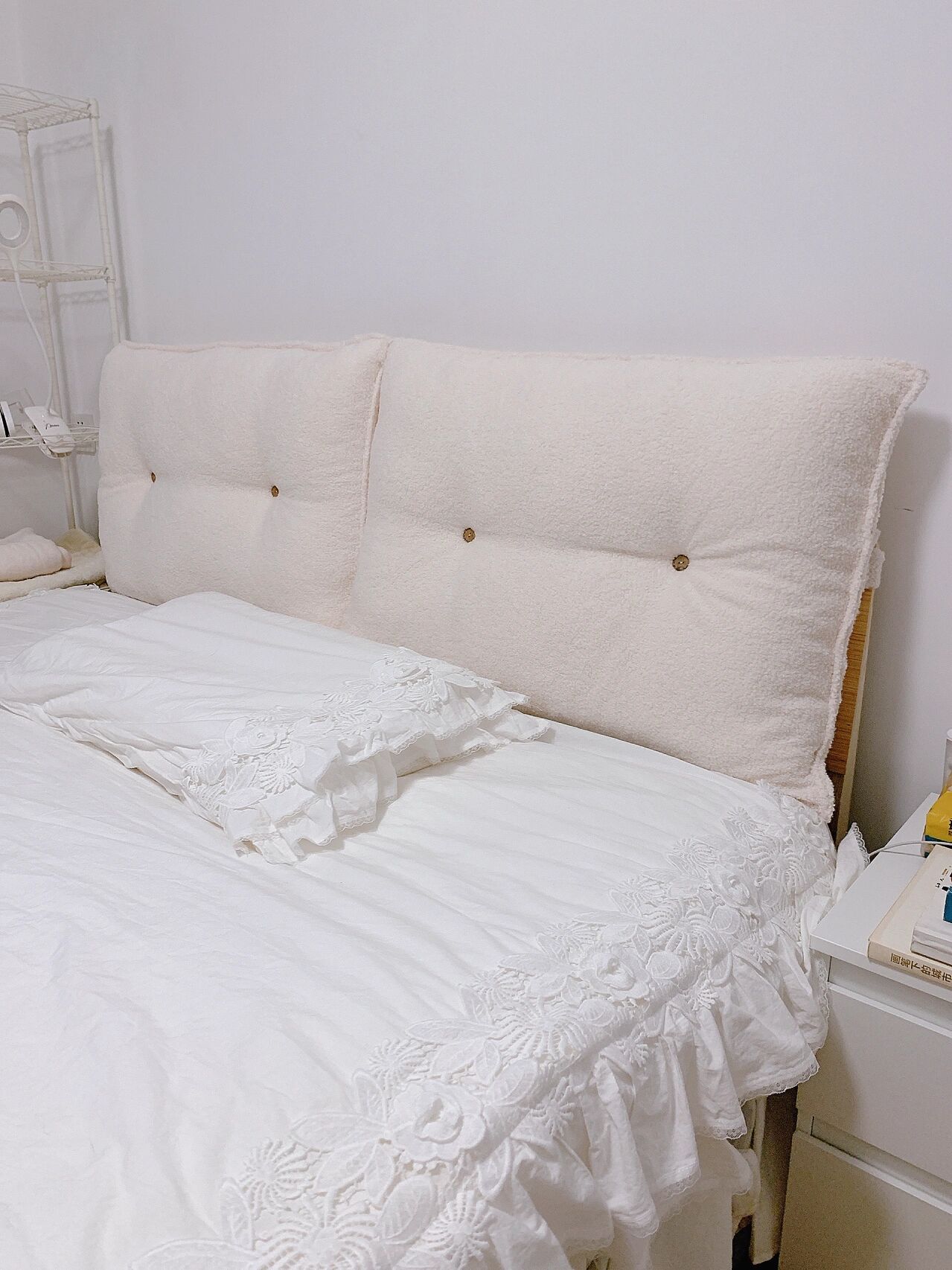 手工diy床头软包