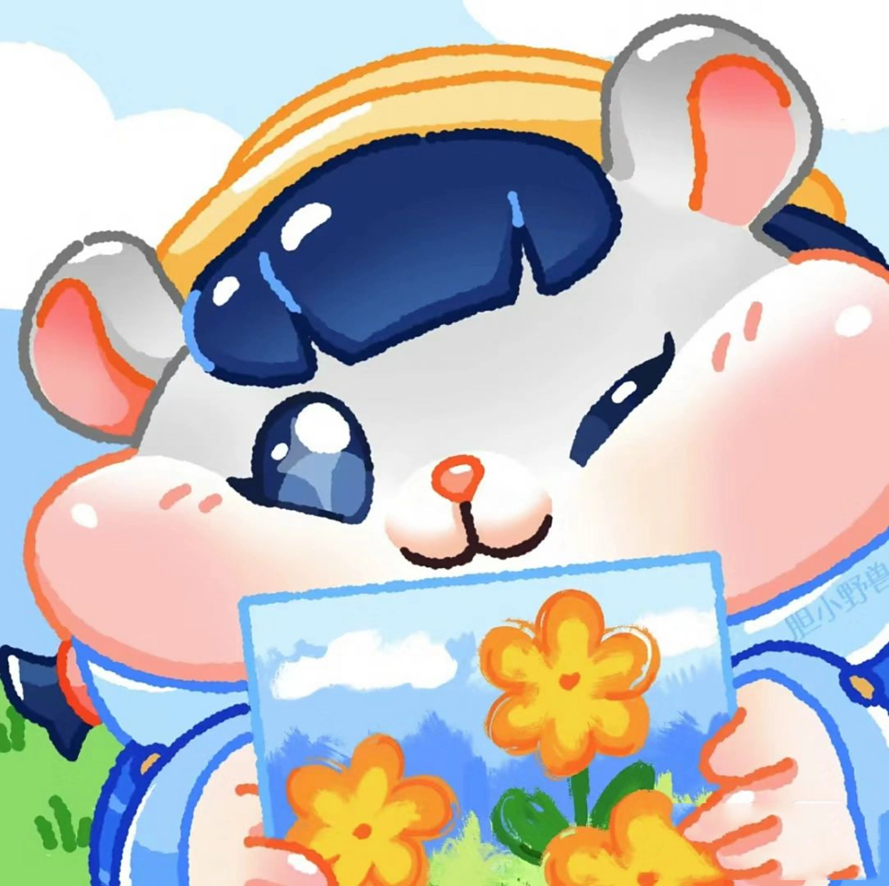 仓鼠米仔头像 每个颜色的都有