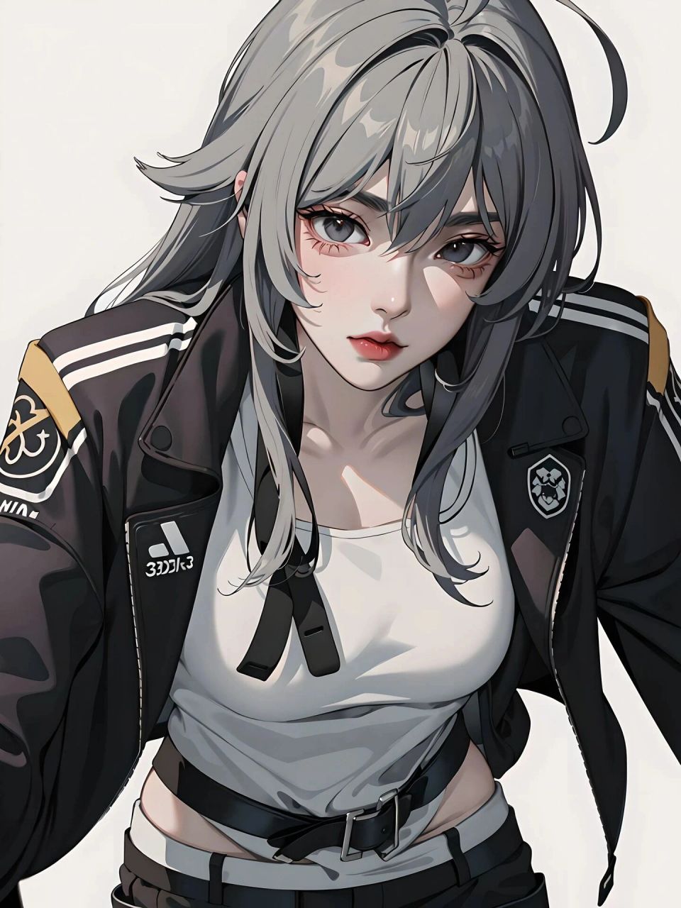 女生头像|这是拽姐必备金属灰发色参考咩?