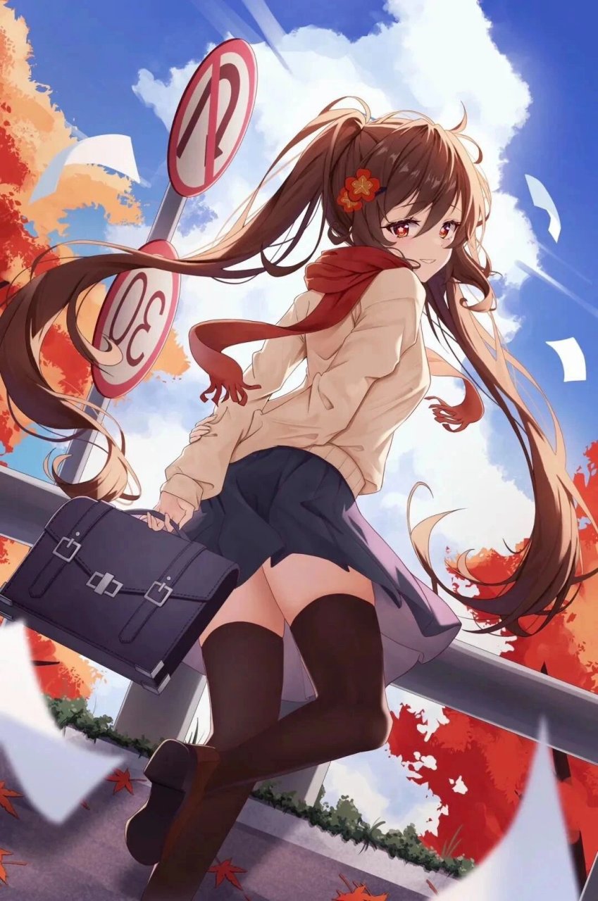 原神 | 更一波胡桃超美壁纸(3) (图片来源于网络)